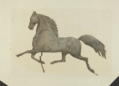 Horse Weather Vane, 19351942. av Unbekannt