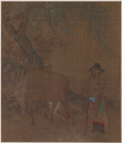 Hest og brudgom under en pil, muligens Ming-dynastiet, 1368-1644. av Unbekannt