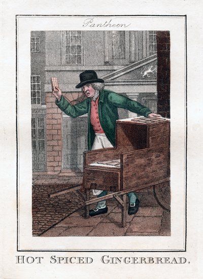 Hot Spiced Gingerbread, Pantheon, London, 1806 av Unbekannt
