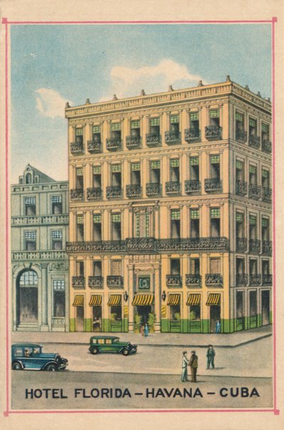 Hotel Florida - Havana - Cuba, c1910 av Unbekannt