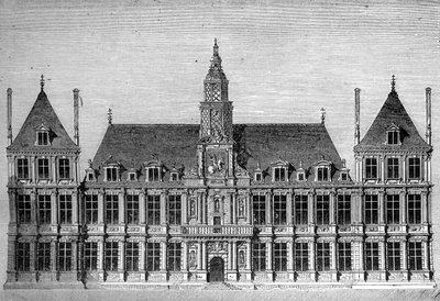 Rådhuset, Reims, Frankrike, 1882-1884 av Unbekannt