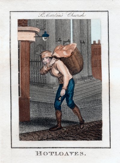 Hotloaves, St Martins Church, London, 1805 av Unbekannt