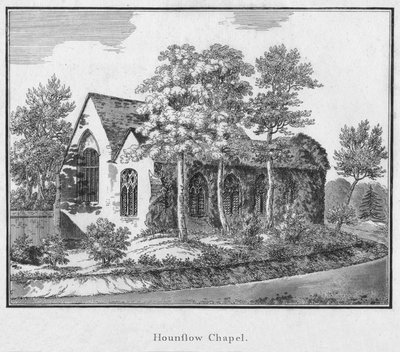 Hounslow kapell, c1792 av Unbekannt