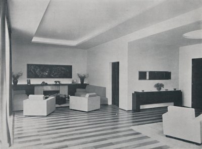 Hus i Bucuresti av Rudolf Frankel - Stuen, 1942 av Unbekannt