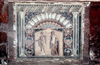 House of Neptun and Amphitrite mosaikk, Roman, Herculaneum, c69 av Unbekannt