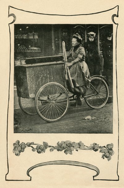 Hvordan brød leveres i Paris, 1901. av Unbekannt