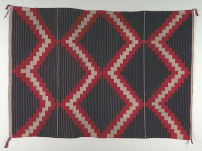 Teppe i Hubbell Revival-stil med Moki Moqui Stripes, ca. 1890-1910. av Unbekannt