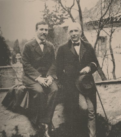 Hugo von Hofmannsthal 1874-1929 og Richard Strauss 1864-1949, 1912. av Unbekannt