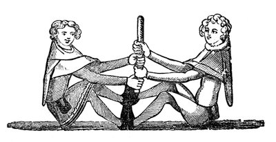 Human Quintain-konkurranse, 1833 av Unbekannt
