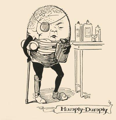 Humpty-Dumpty, 1928. av Unbekannt