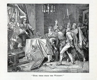 Sleng dem fra vinduet!, 1882 av Unbekannt