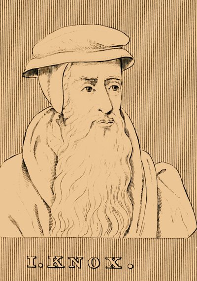 I. Knox, c1513-1572, 1830. av Unbekannt