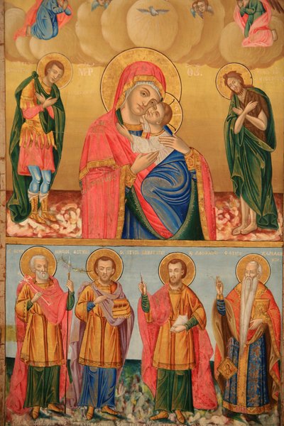 Ikon i Saint Dimitrios ortodokse kirke Thessalonique Hellas av Unbekannt
