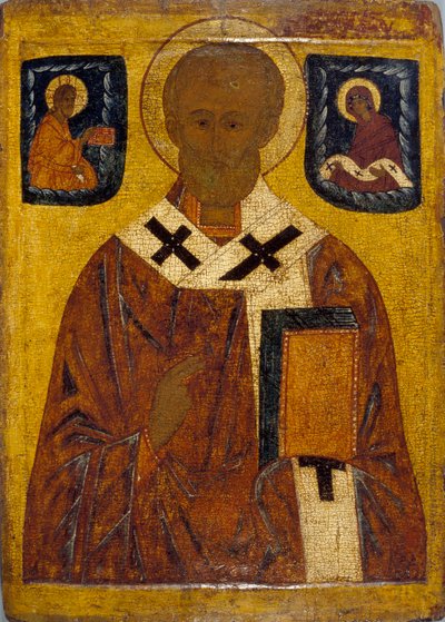 Ikon av St Nicholas, 1400-1600-tallet 1401-1600 av Unbekannt