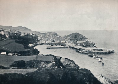 Ilfracombe - Typisk utsikt, viser den robuste kysten, 1895 av Unbekannt