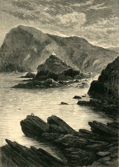 Ilfracombe - Utsikt fra klippene ved bunnen av Capstone, 1898. av Unbekannt