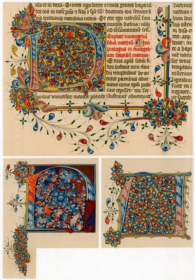 Opplyste forbokstaver, 1405-1415 av Unbekannt