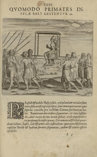 Illustrasjon hentet fra boken India Orientalis av ukjent forfatter og utgitt av Excudebat Matthaeus Beckerus av Unbekannt
