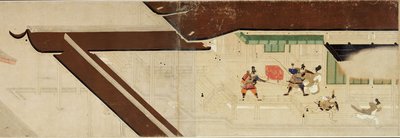 Illustrert fortelling om Heiji-borgerkrigen Det keiserlige besøket i Rokuhara 1-rulle, 1200-tallet av Unbekannt