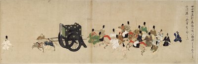 Illustrert fortelling om Heiji-borgerkrigen Det keiserlige besøket i Rokuhara 5-rullen, 1200-tallet av Unbekannt