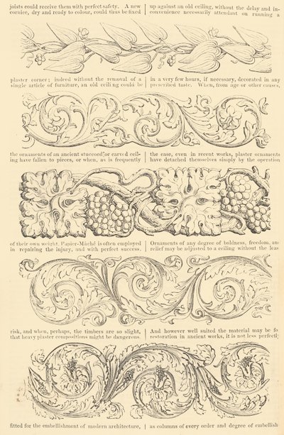 Illustrert takst for de forbedrede Papier-Mâché-bilderammer, også, Enriched Mou..., [ca. 1847]. av Unbekannt