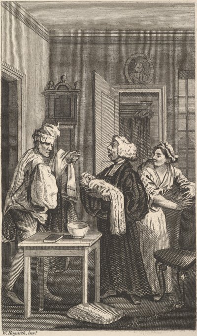 Illustrasjon til Tristram Shandy, bind 4, 1800-tallet. av Unbekannt