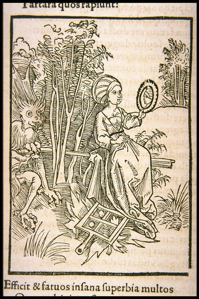Illustrasjon til boken Ship of Fools av Sebastian Brant, 1497. av Unbekannt