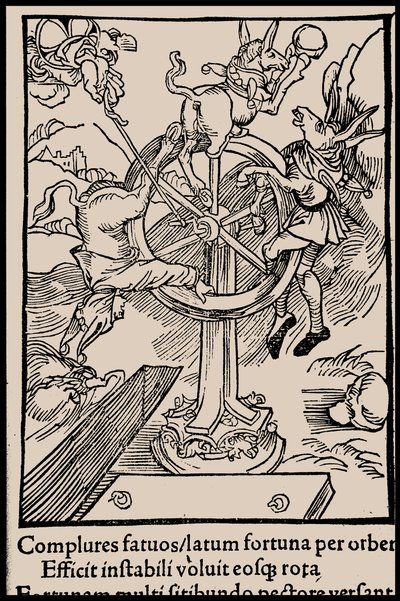 Illustrasjon til boken Ship of Fools av Sebastian Brant, 1497. av Unbekannt