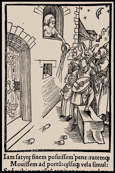 Illustrasjon til boken Ship of Fools av Sebastian Brant, 1497. av Unbekannt