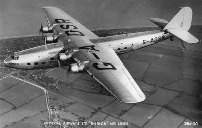 Imperial Airways Ltd Ensign Air Liner, c1930-tallet av Unbekannt