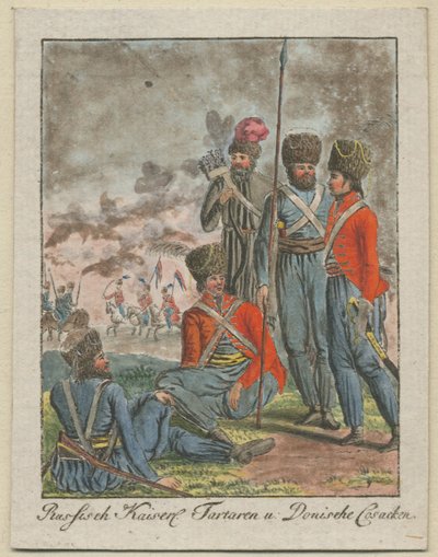 Keiserlige russiske kosakker, 1799 av Unbekannt