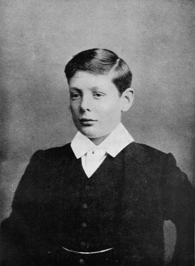 I 1888 dro Winston S. Churchill til Harrow, c1888, 1945 av Unbekannt