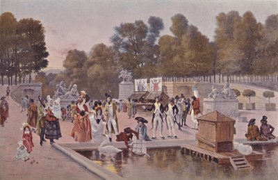 I Tuilerienes hage, 1896 av Unbekannt