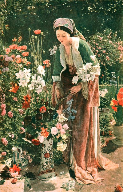 I Beys Garden, 1865, c1902. av Unbekannt
