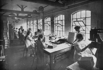 I boksfabrikken, 1919 av Unbekannt