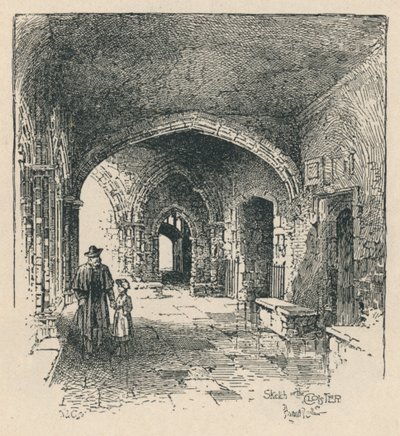 I klosteret, 1895 av Unbekannt