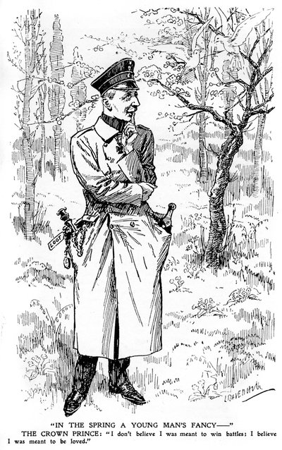 Om våren a Young Mans Fancy..., første verdenskrig, 1920 av Unbekannt