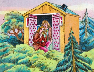 I tretoppene, c1905. av Unbekannt