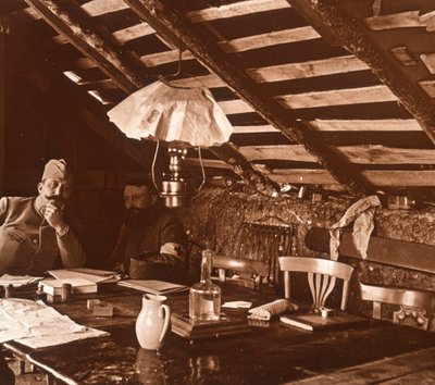 I skyttergravene, c1914-c1918 av Unbekannt