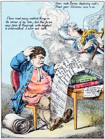 Inntektsskatt, 1798 av Unbekannt