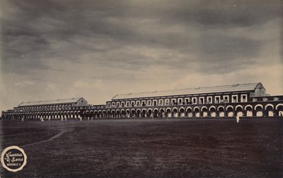 Indisk militærbrakke, c1910. av Unbekannt