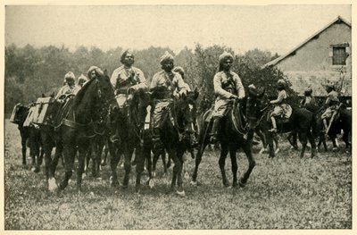 Indiske soldater ved fronten, første verdenskrig, 1914, c1920. av Unbekannt