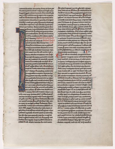 Innledning I: Entwined Beast and Serpent: Leaf from a Bible 2 av 2 utskårne blader, ca. 1225-1250. av Unbekannt