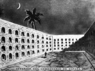 Inne på den spanske kirkegården, 1800-tallet, 1920-tallet av Unbekannt