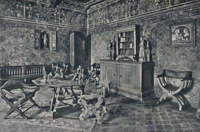 Interiør, Palazzo Davanzati, 1928 av Unbekannt