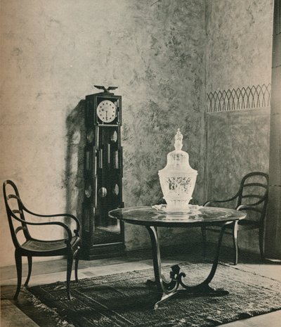 Interiør i svensk paviljong, 1925 av Unbekannt