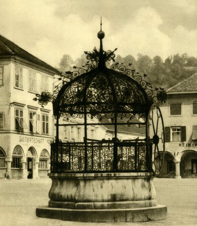 Iron Well, Bruck an der Mur, Steiermark, Østerrike, c1935. av Unbekannt