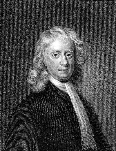 Isaac Newton , engelsk matematiker og fysiker av Unbekannt