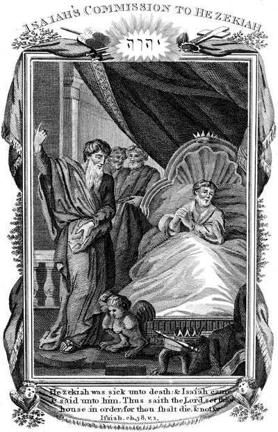 Jesaja, profet i Det gamle testamente, c1804. av Unbekannt