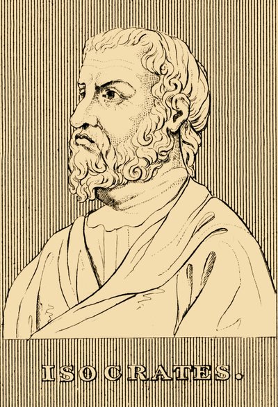 Isokrates, 436-338 f.Kr., 1830. av Unbekannt
